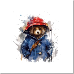 Messy Paddington Bear Illustration Posters and Art